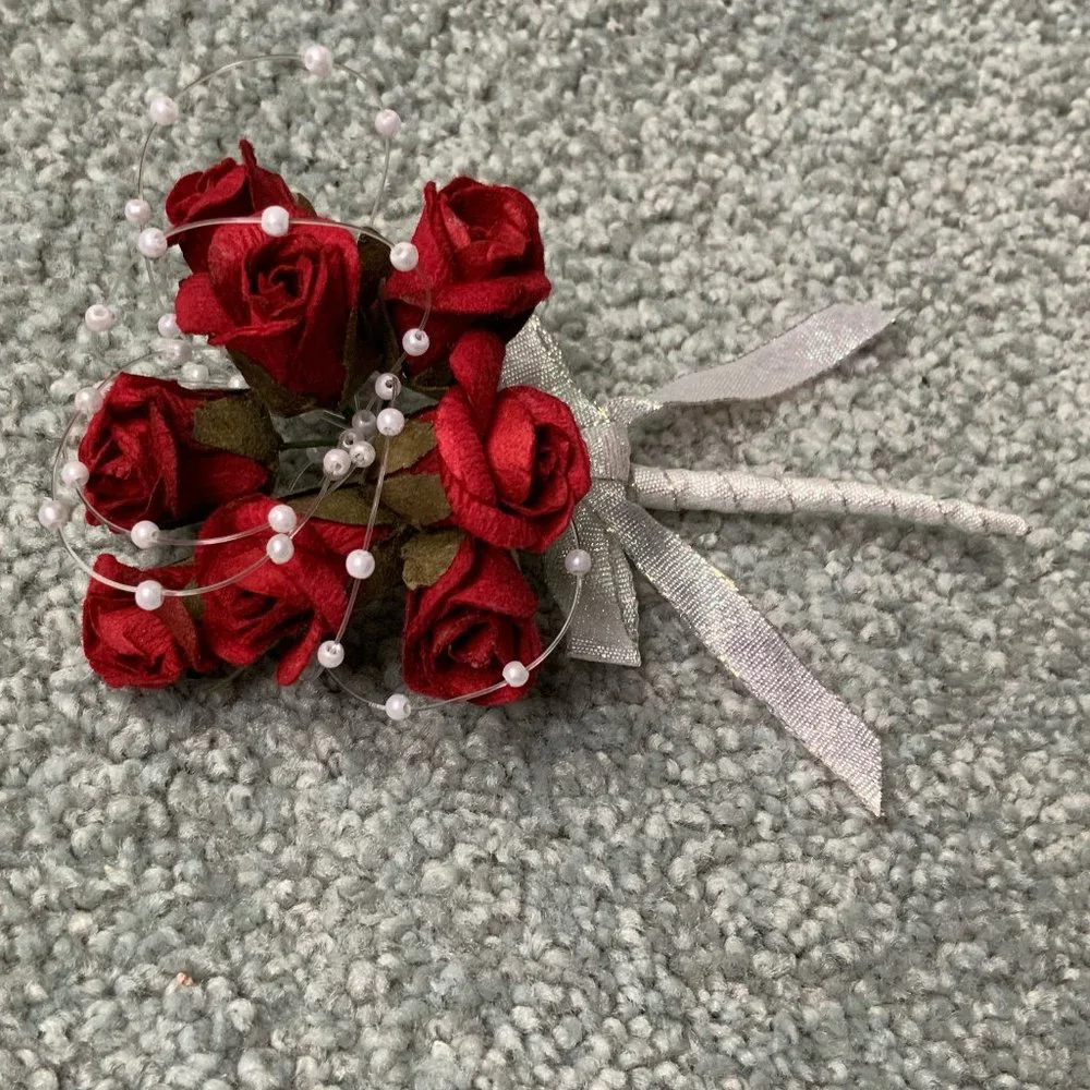 Mini Faux Rose Bouquet